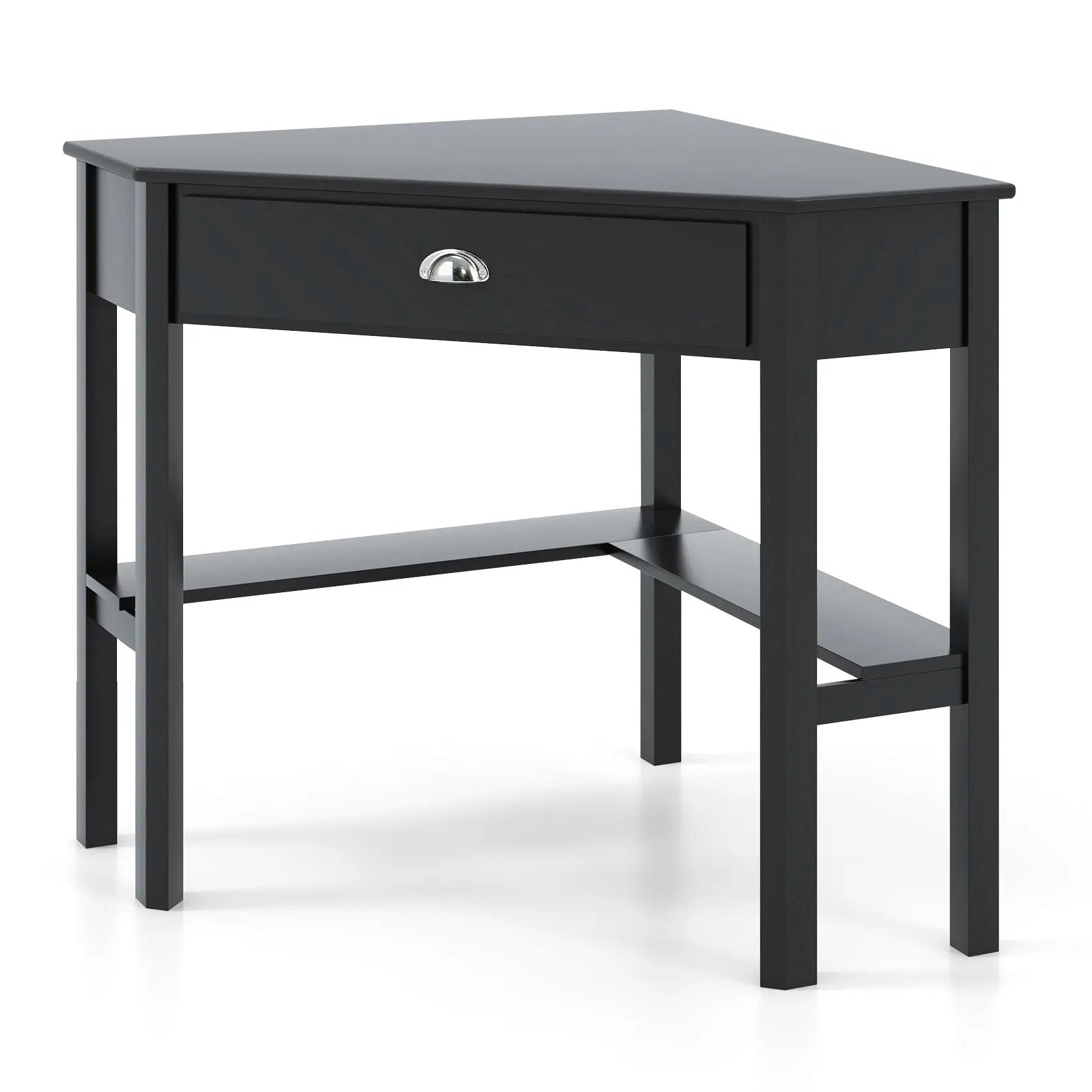 Corner Wooden Piece Laptop Computer Desk by DirectDeals