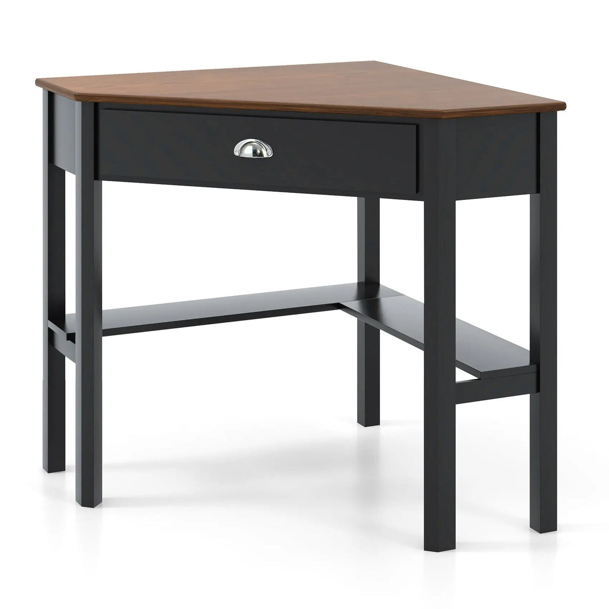 Corner Wooden Piece Laptop Computer Desk by DirectDeals