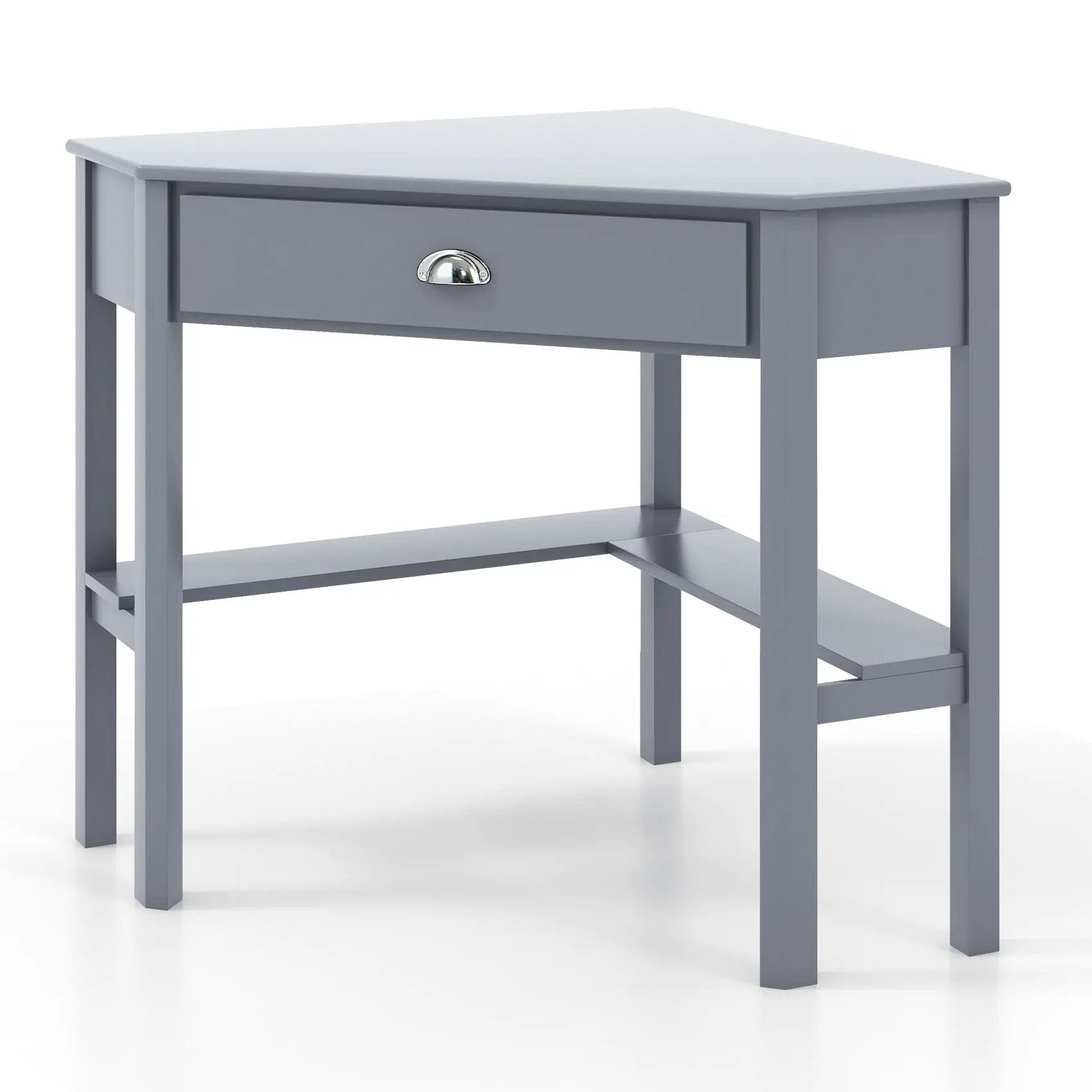 Corner Wooden Piece Laptop Computer Desk by DirectDeals