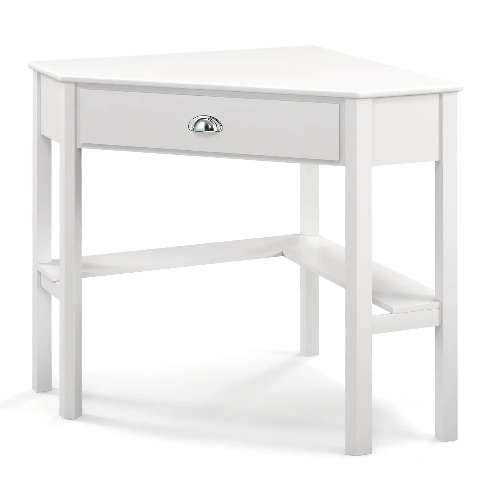 Corner Wooden Piece Laptop Computer Desk by DirectDeals