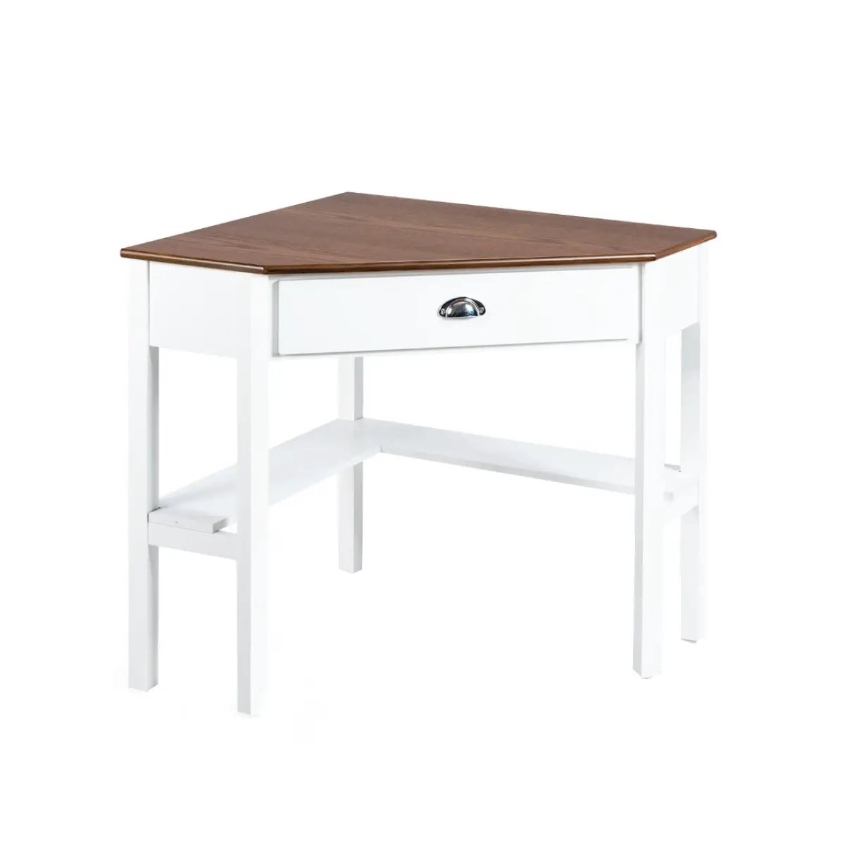 Corner Wooden Piece Laptop Computer Desk by DirectDeals