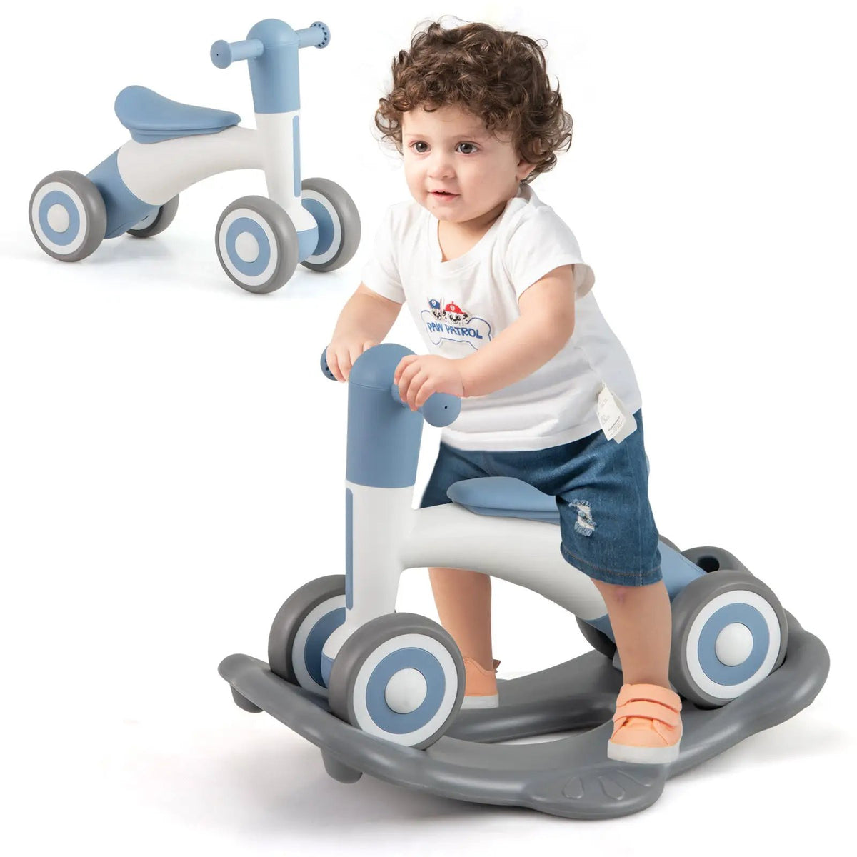 3 in 1 Rocking Horse with Detachable Balance Board and Seat by DirectDeals