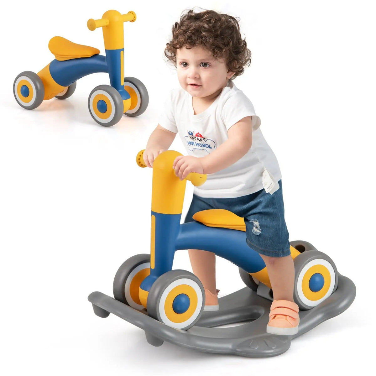 3 in 1 Rocking Horse with Detachable Balance Board and Seat by DirectDeals