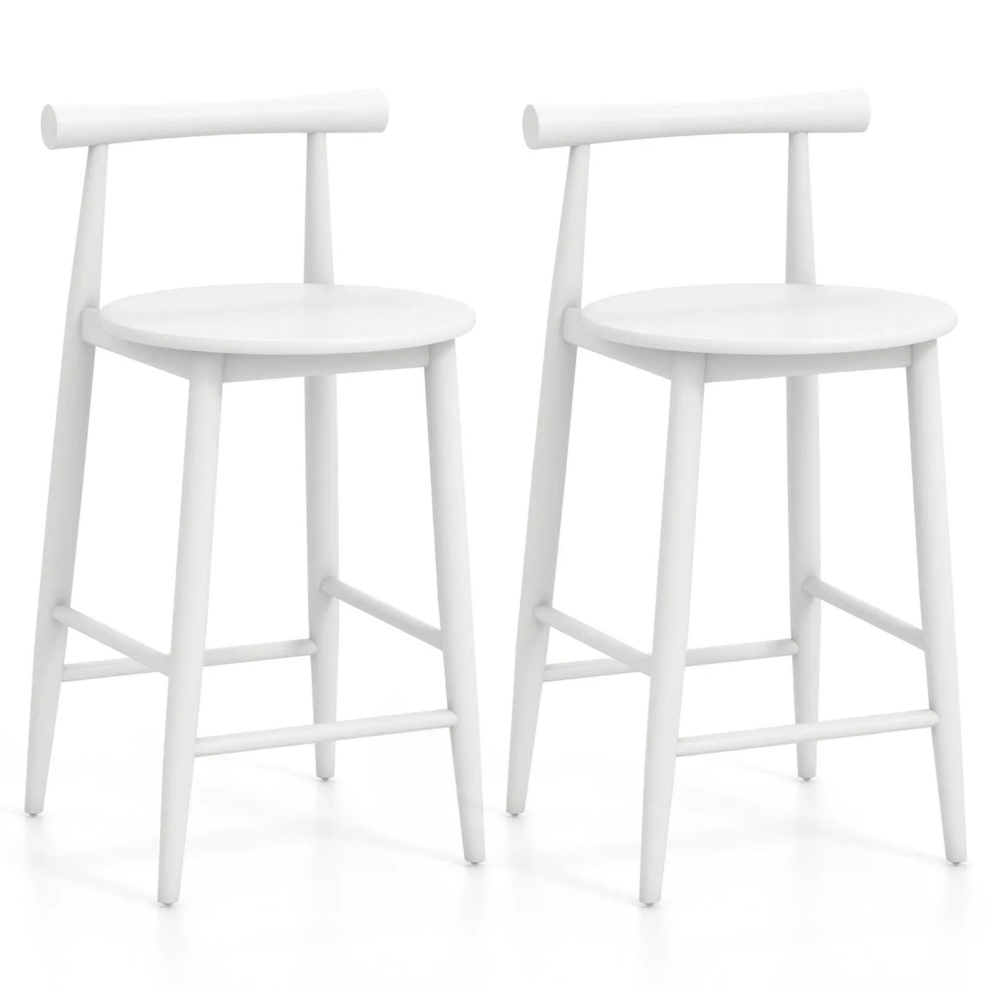 Counter Height Bar Chair Set with Acacia Wood Frame and Supporting Legs by DirectDeals