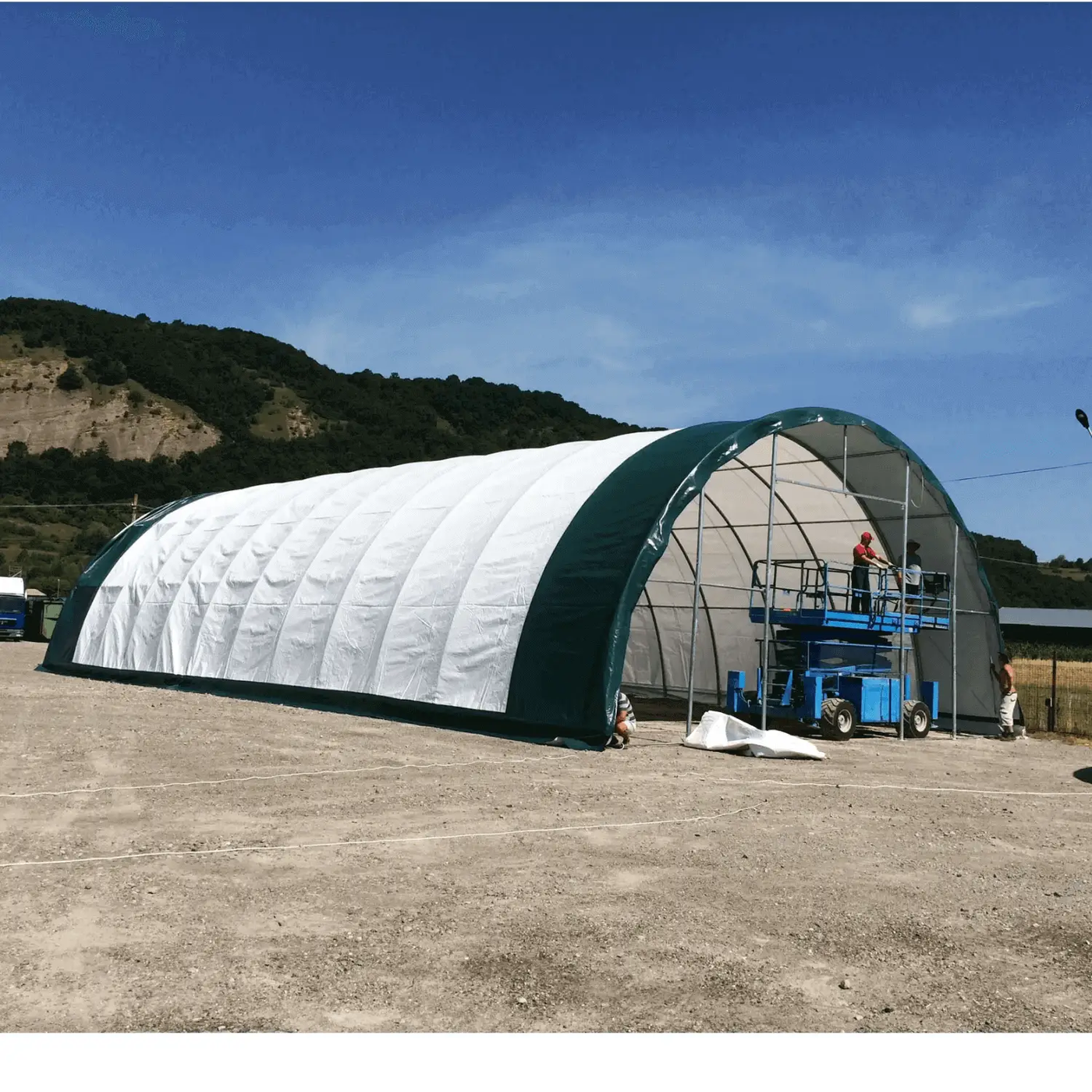 Cover Replacement for Single Truss Arch Storage Shelter by Chery Industrial