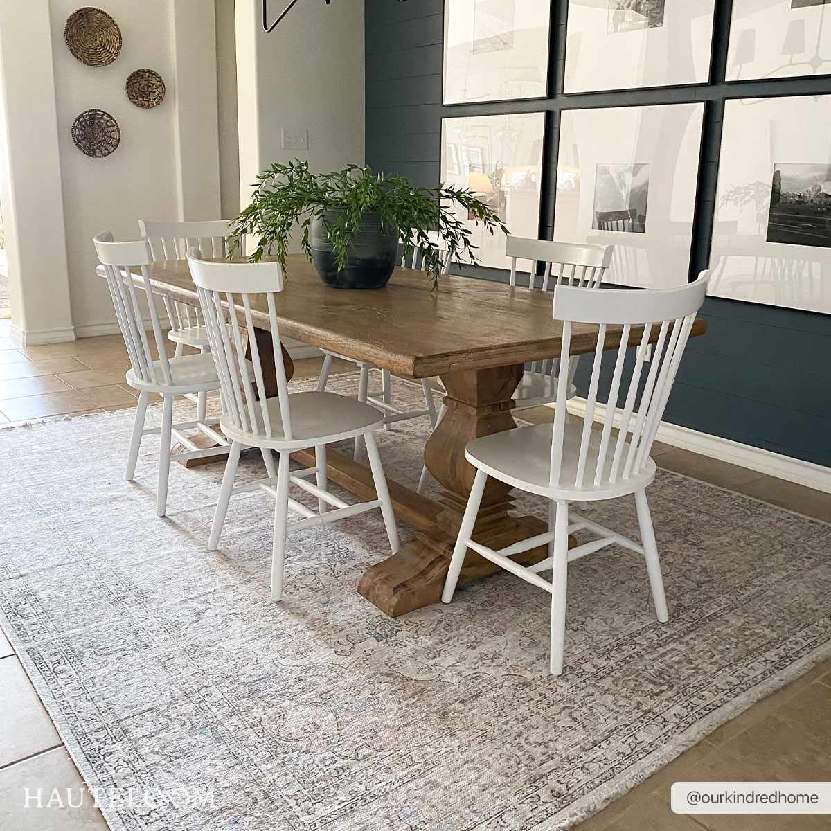 Cream Holi-2301 Washable Area Rug by Boutique Rugs