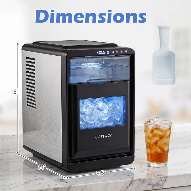 Countertop Ice Maker 26 Lbs/Day with Adjustable Thickness by DirectDeals