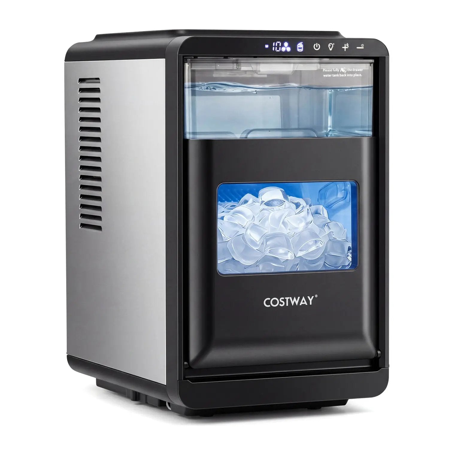 Countertop Ice Maker 26 Lbs/Day with Adjustable Thickness by DirectDeals