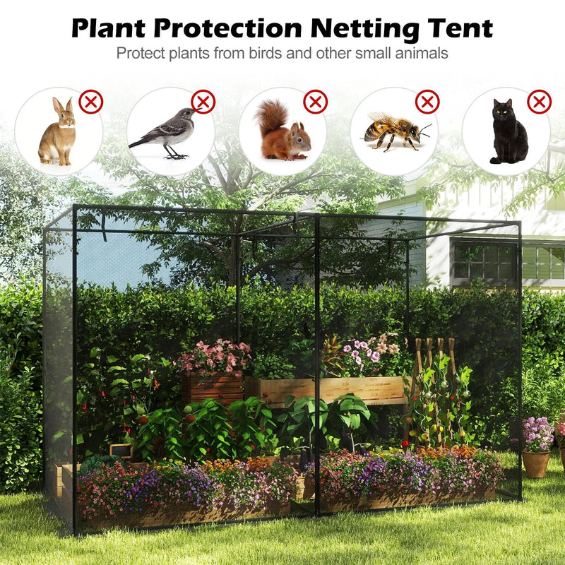 Crop Cages with 6 Ground Nails for Garden Plant by DirectDeals