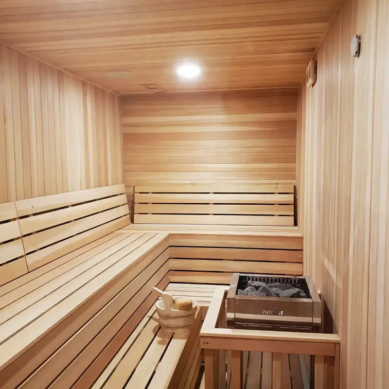 Custom Indoor Sauna Room - 3' x 4' x 8' - Finnish Sauna Builders by Finnish Sauna Builders