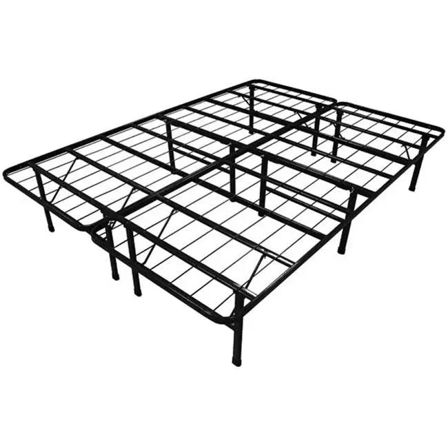 King-size Steel Folding Metal Platform Bed Frame by HomePacific