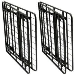 Queen-size Steel Folding Metal Platform Bed Frame by HomePacific