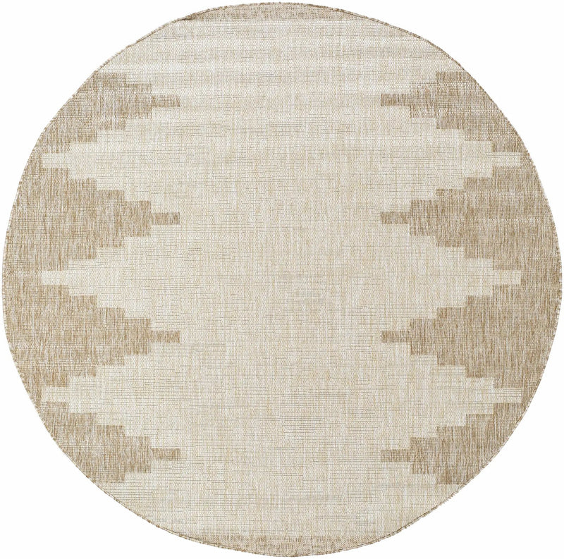 Djugun Beige Indoor & Outdoor Rug by Boutique Rugs