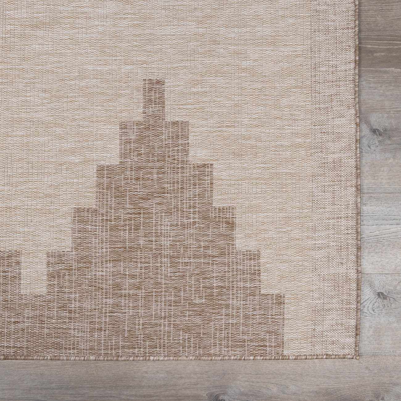 Djugun Beige Indoor & Outdoor Rug by Boutique Rugs