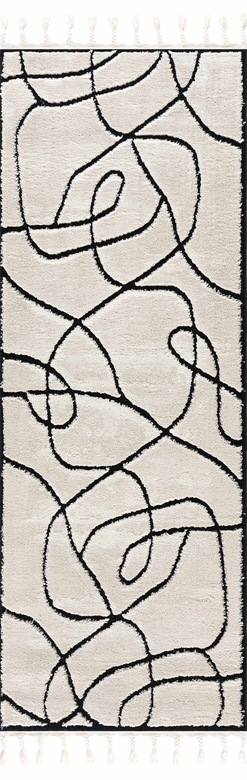 Azana Black & White Area Rug by Boutique Rugs