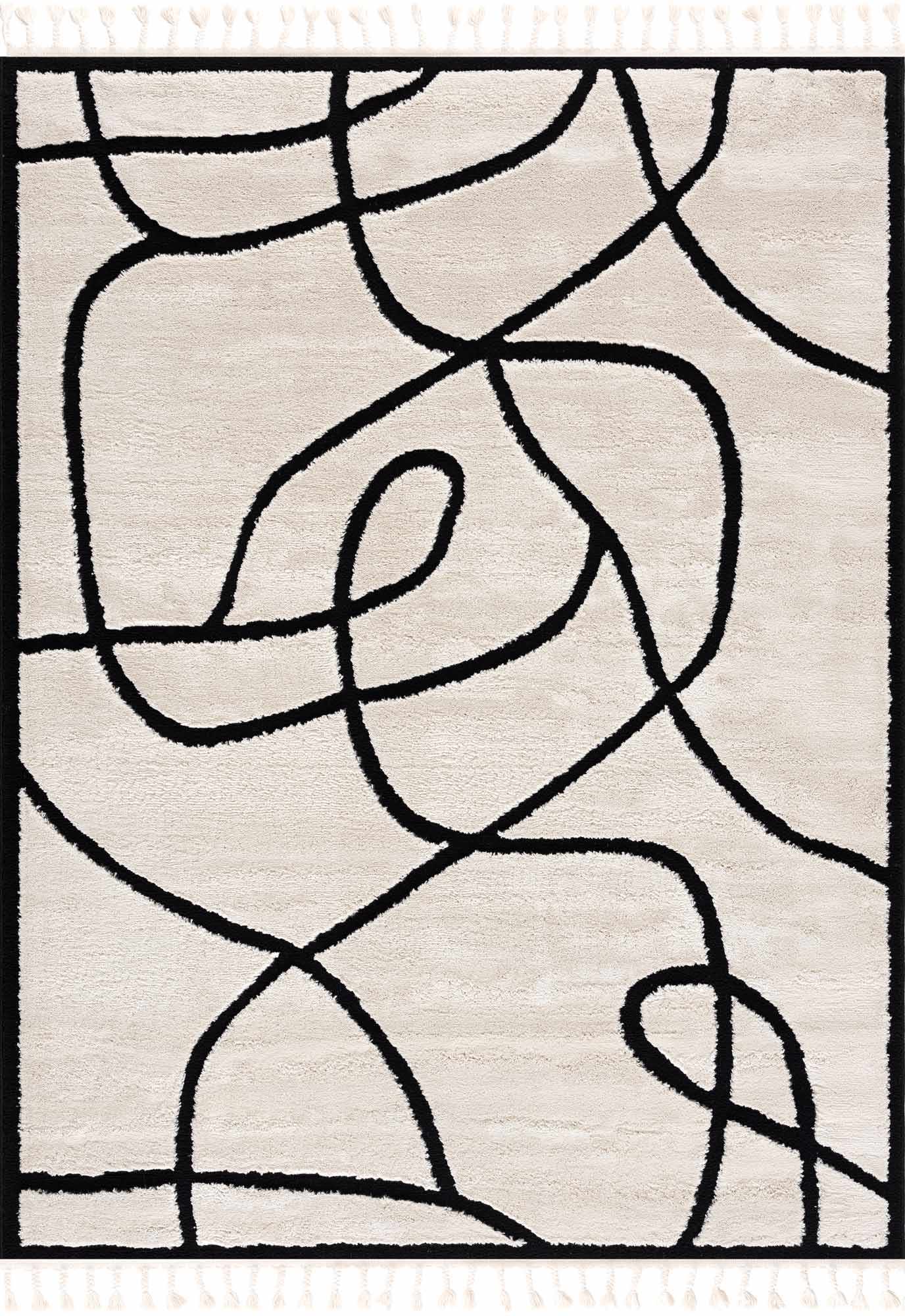 Azana Black & White Area Rug by Boutique Rugs