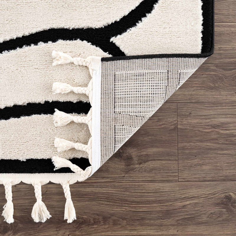 Azana Black & White Area Rug by Boutique Rugs