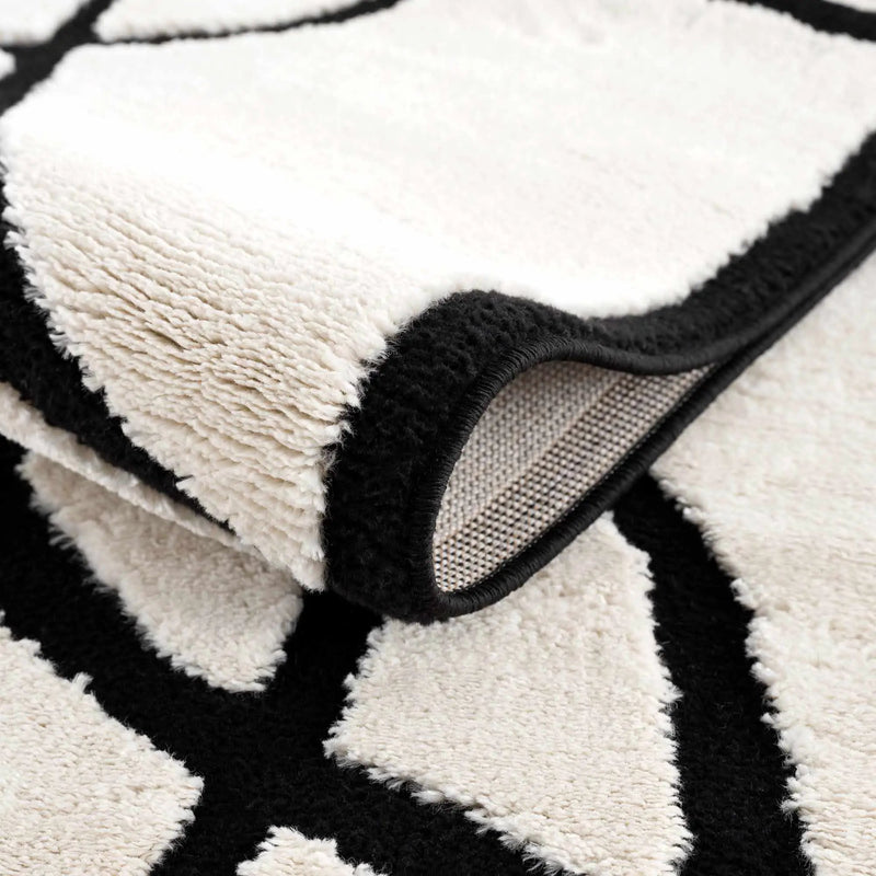 Azana Black & White Area Rug by Boutique Rugs