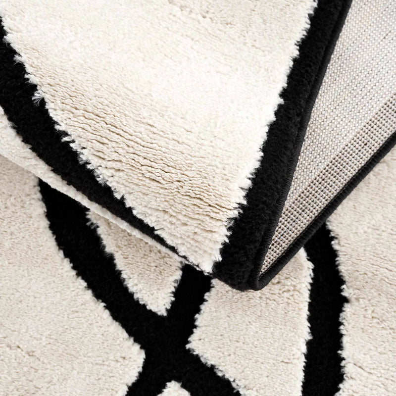 Azana Black & White Area Rug by Boutique Rugs