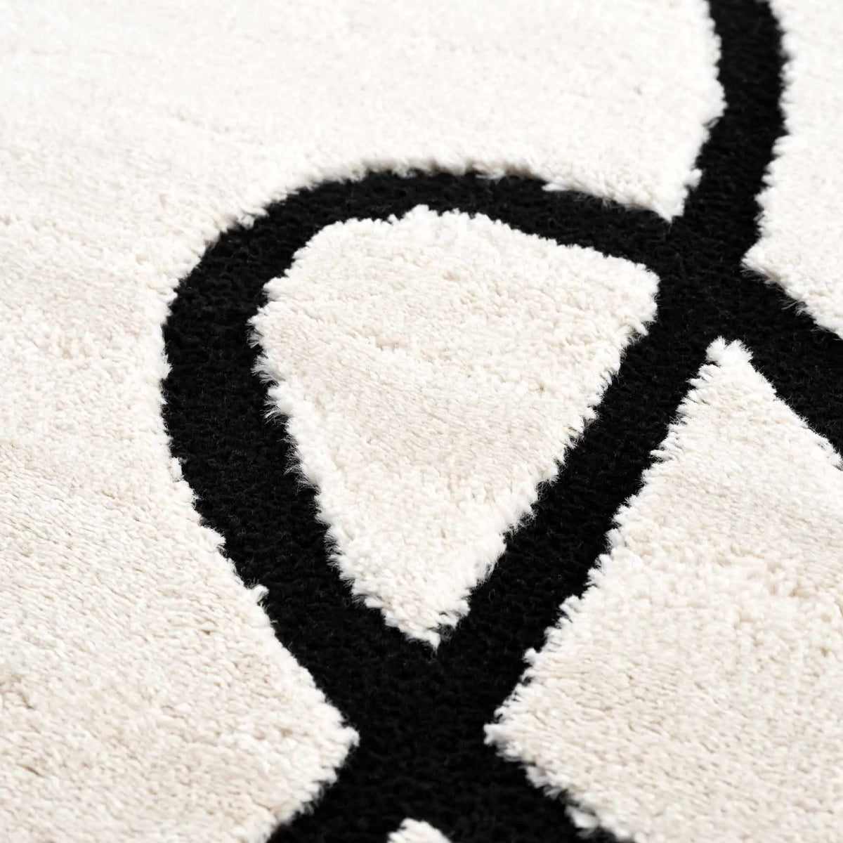 Azana Black & White Area Rug by Hauteloom
