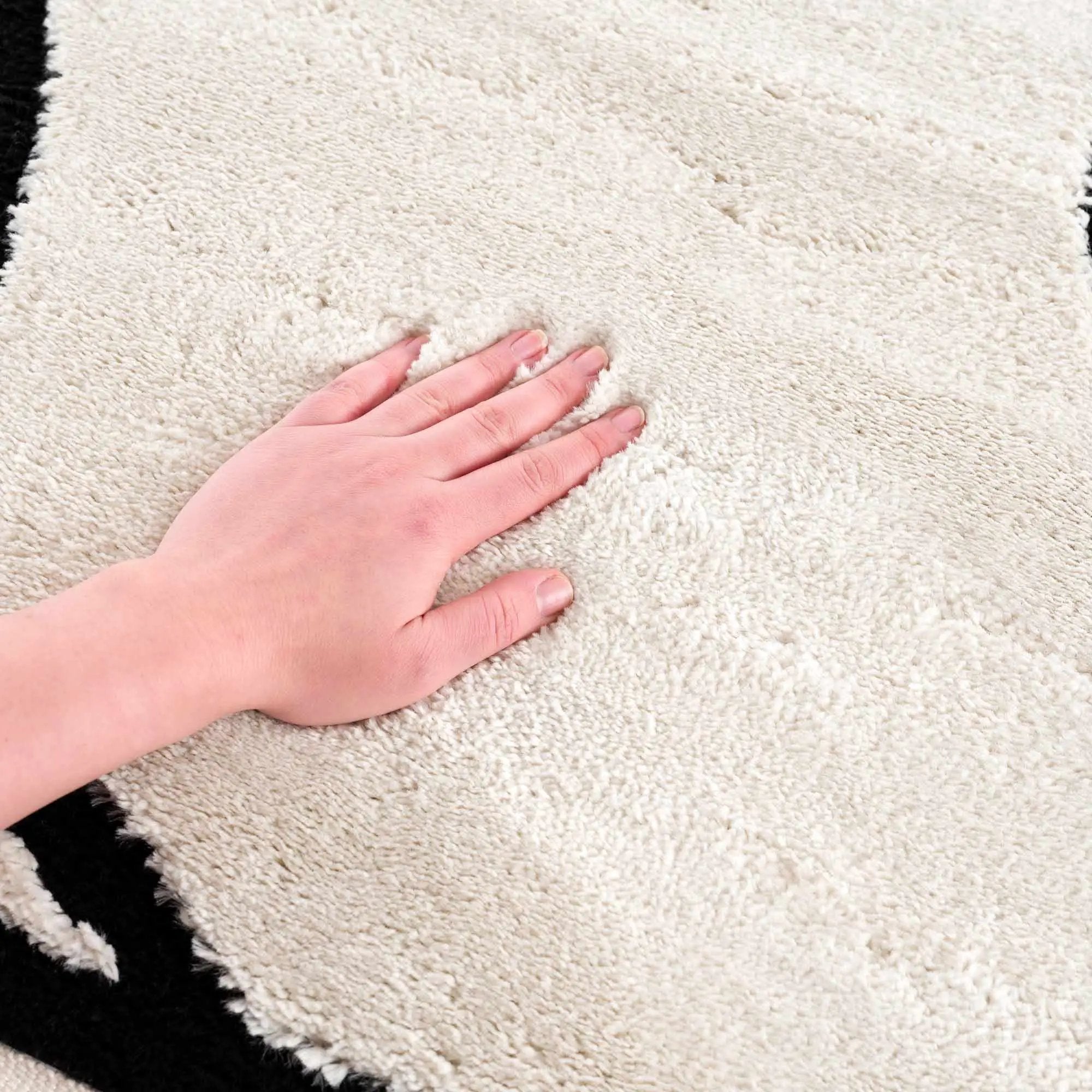 Azana Black & White Area Rug by Hauteloom
