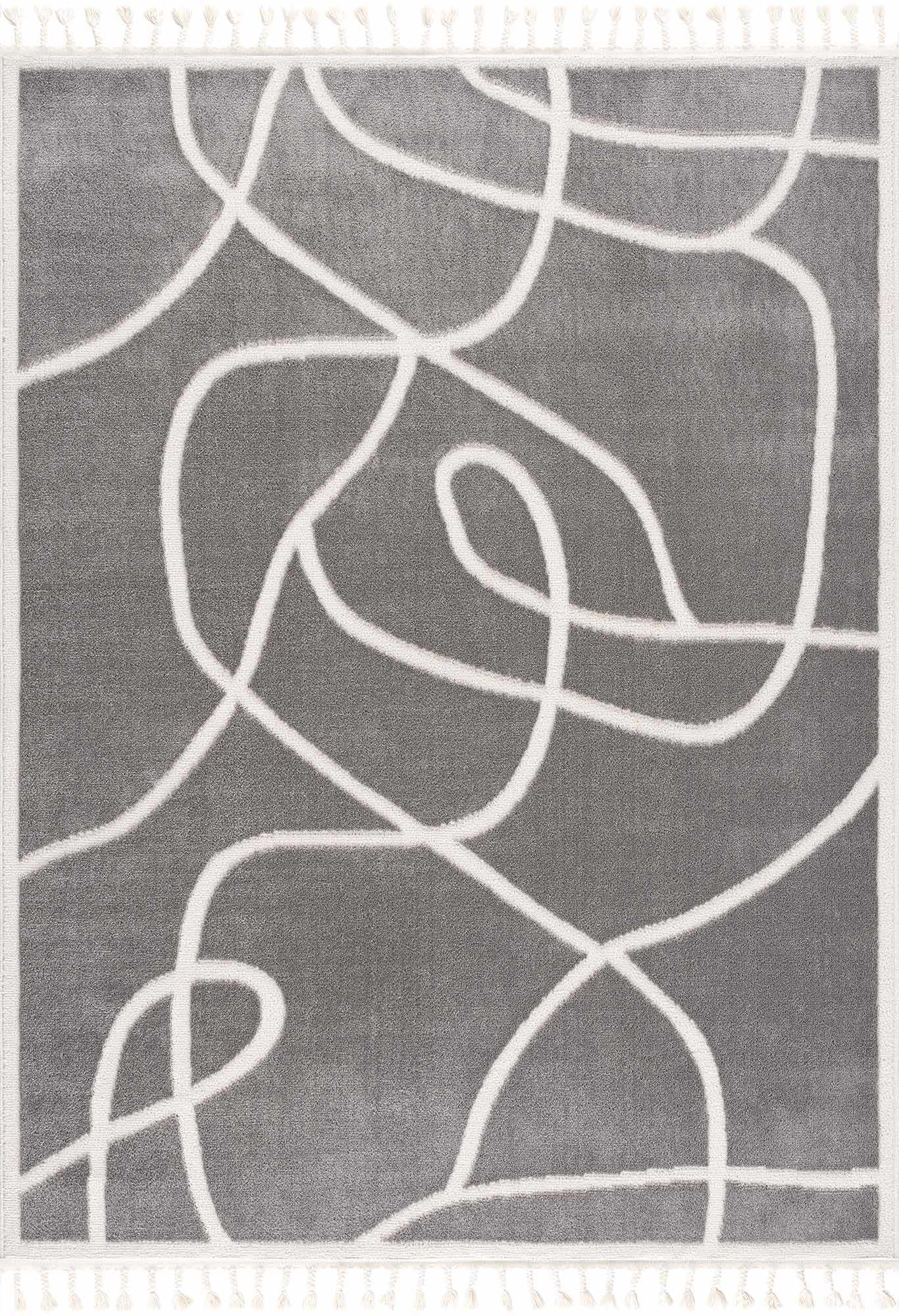 Azana Gray Area Rug by Hauteloom