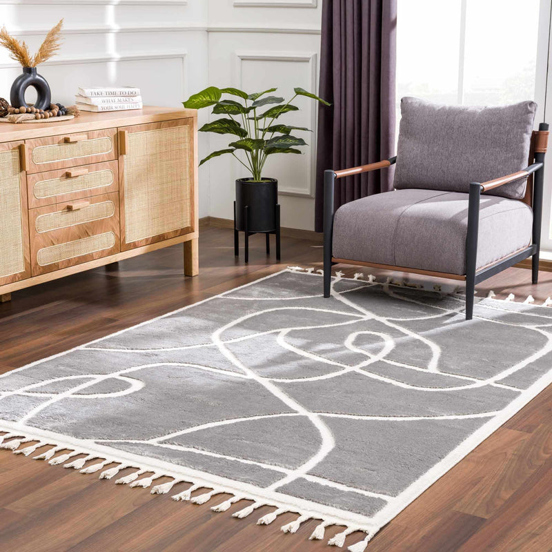 Azana Modern Gray Area Rug - Clearance by Boutique Rugs