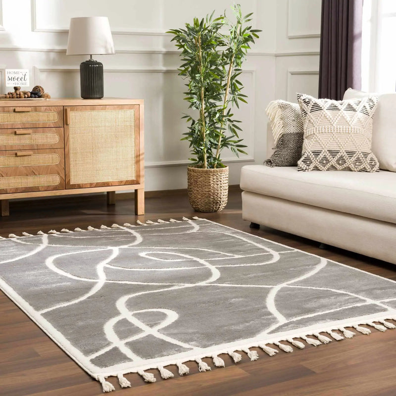 Azana Modern Gray Area Rug - Clearance by Boutique Rugs