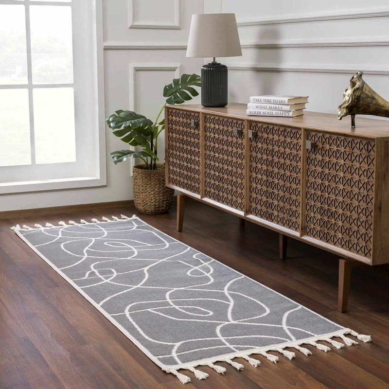 Azana Gray Area Rug by Hauteloom