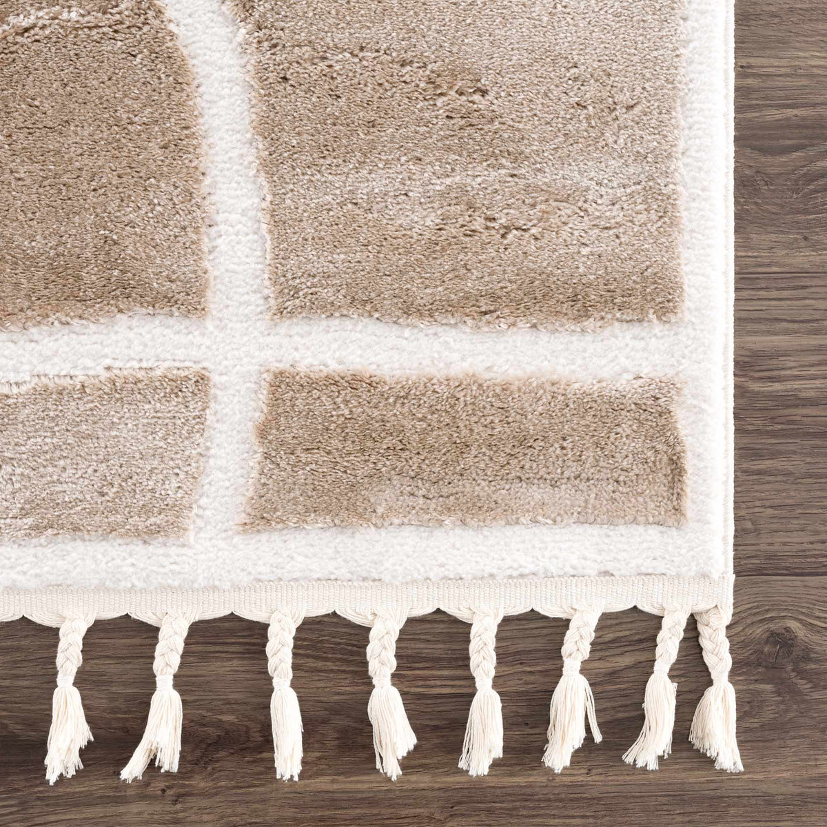 Azana Cream Area Rug by Hauteloom