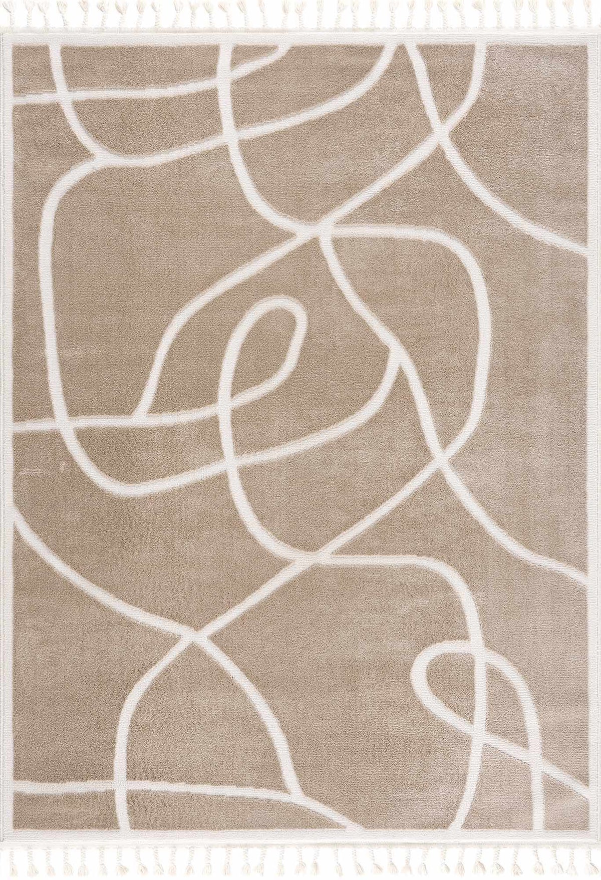 Azana Cream Area Rug by Hauteloom