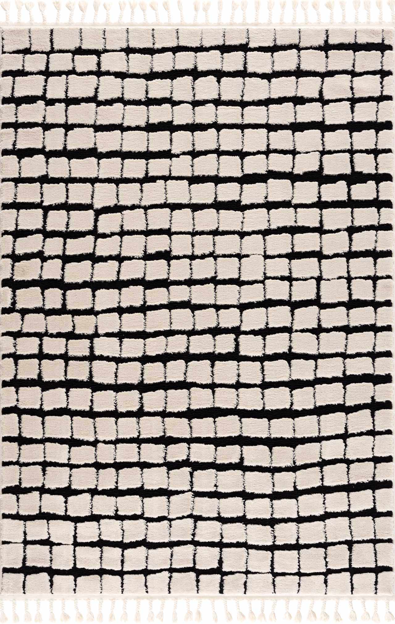 Teshi Checkered Area Rug - Clearance by Boutique Rugs