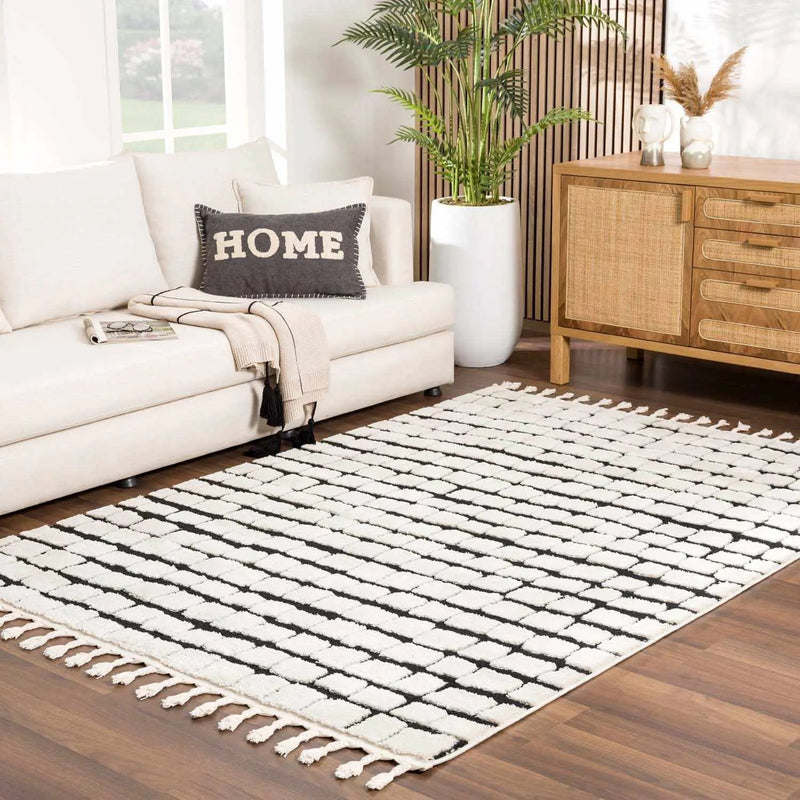 Teshi Checkered Area Rug - Clearance by Boutique Rugs