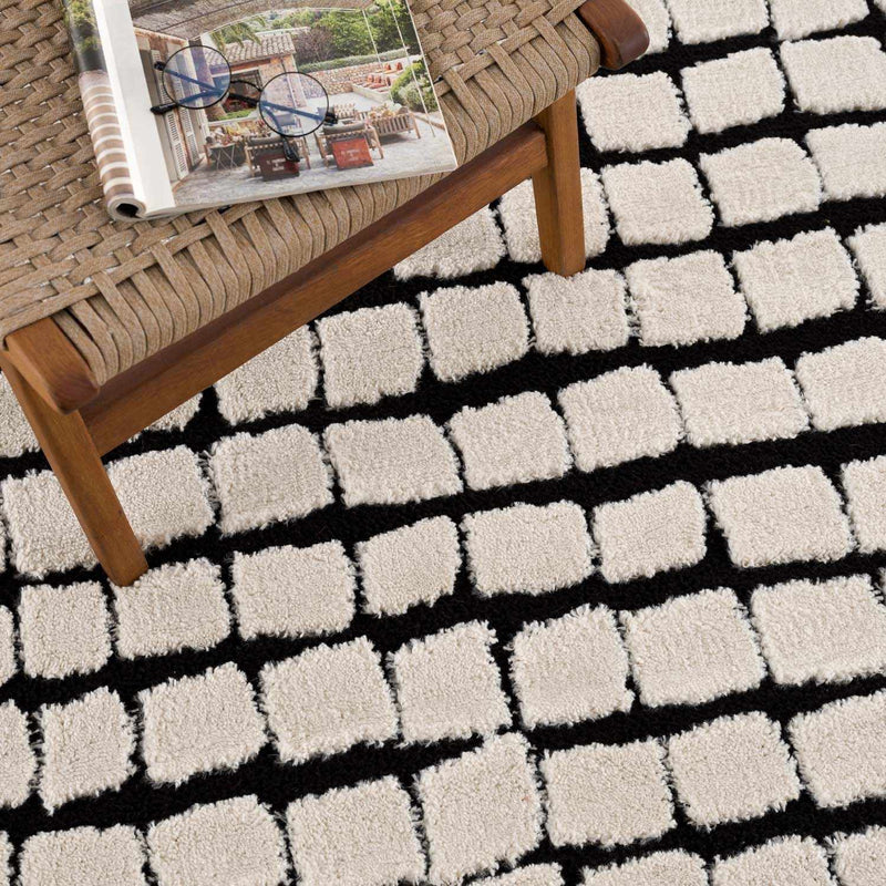 Teshi Checkered Area Rug - Clearance by Boutique Rugs