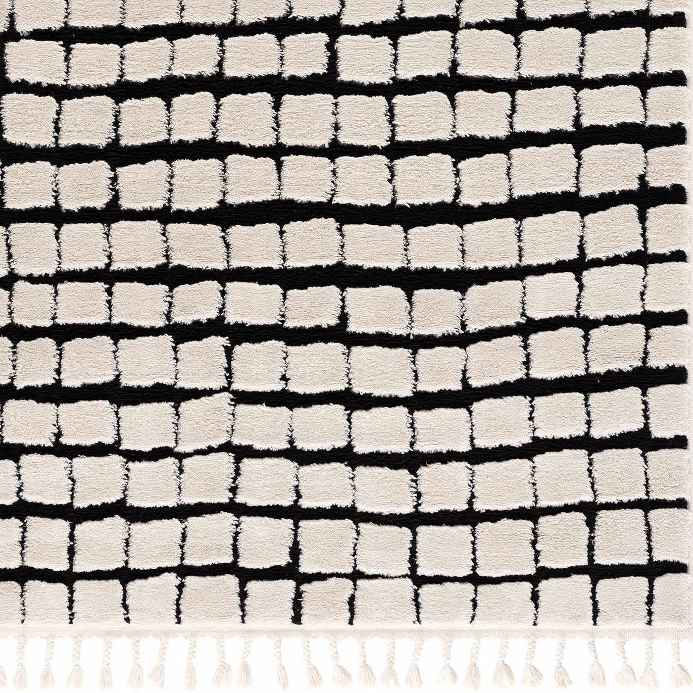 Teshi Checkered Area Rug - Clearance by Boutique Rugs
