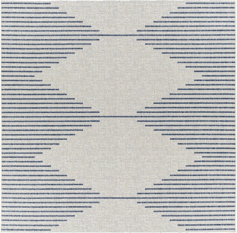 Stephan Blue & Cream Outdoor Rug by Boutique Rugs