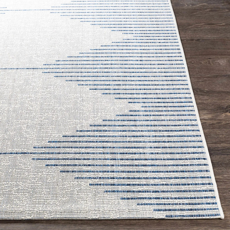 Stephan Blue & Cream Outdoor Rug by Boutique Rugs