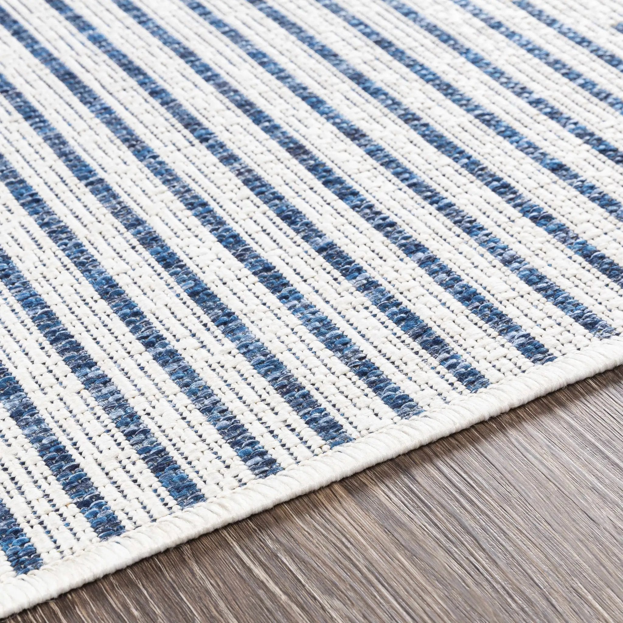 Stephan Blue & Cream Outdoor Rug by Boutique Rugs