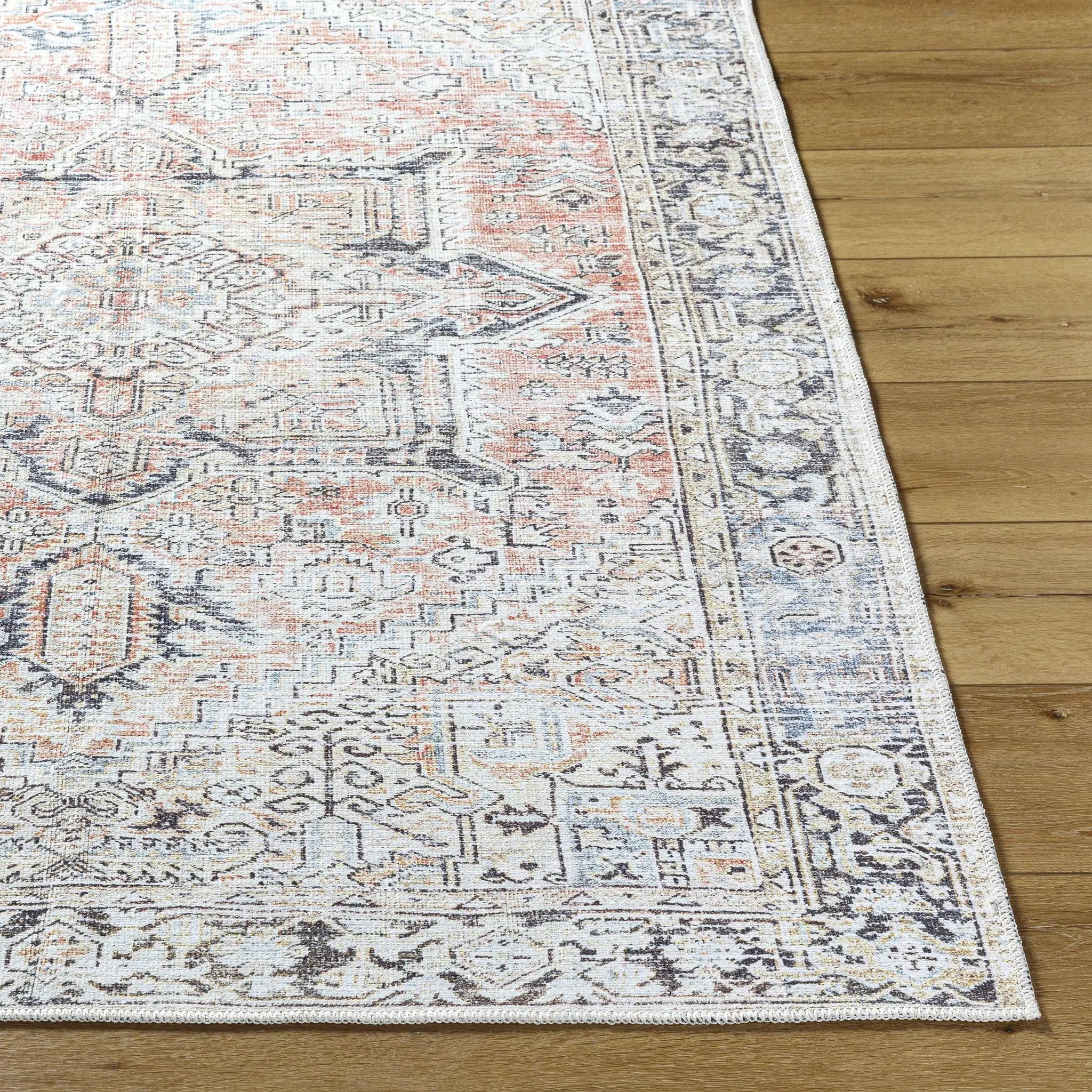 Darling Machine Woven Becki Owens x LIVABLISS BODA-2303 Washable Area Rug by Boutique Rugs
