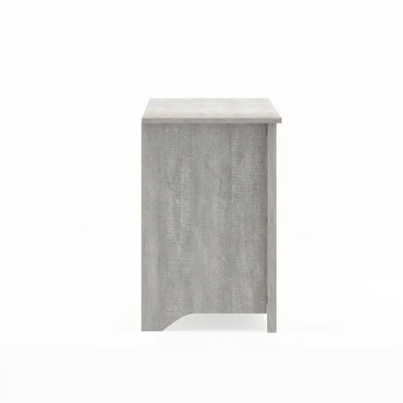 Farmhouse Style TV Stand in Light Grey Oak Wood Finish - for TVs up to 70-inch by HomePacific