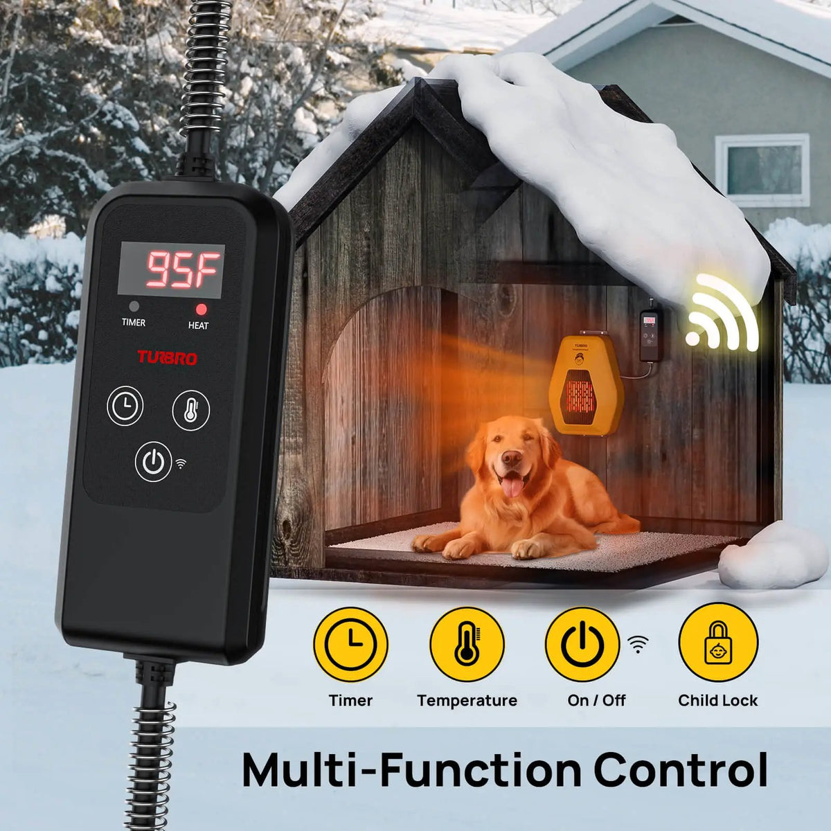 Neighborhood DH800A Dog House Heater by TURBRO