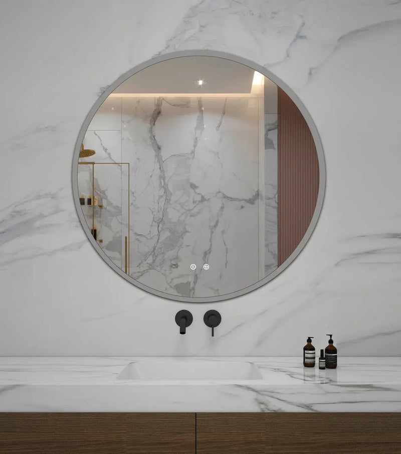Zeek 30" BackLit LED Round Bathroom Wall Mirror MARD30 by ZEEK