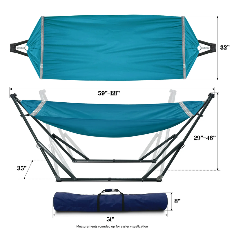 Tranquillo Universal Canvas Hammock Medium Size for Ultimate Comfort and Style by Megsu