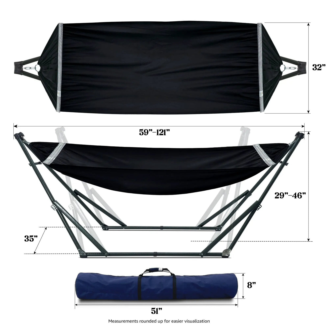 Universal Canvas Hammock Medium Size by Megsu