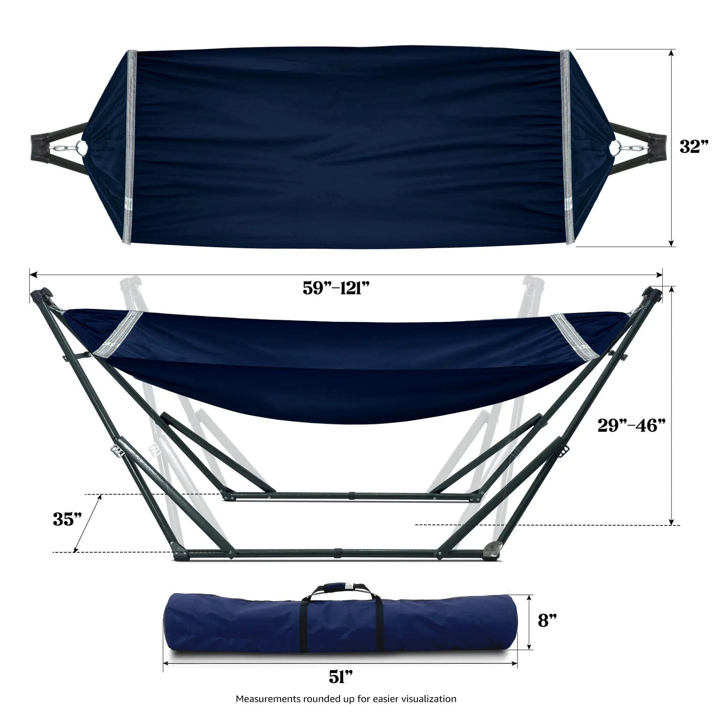 Universal Canvas Hammock Medium Size by Megsu