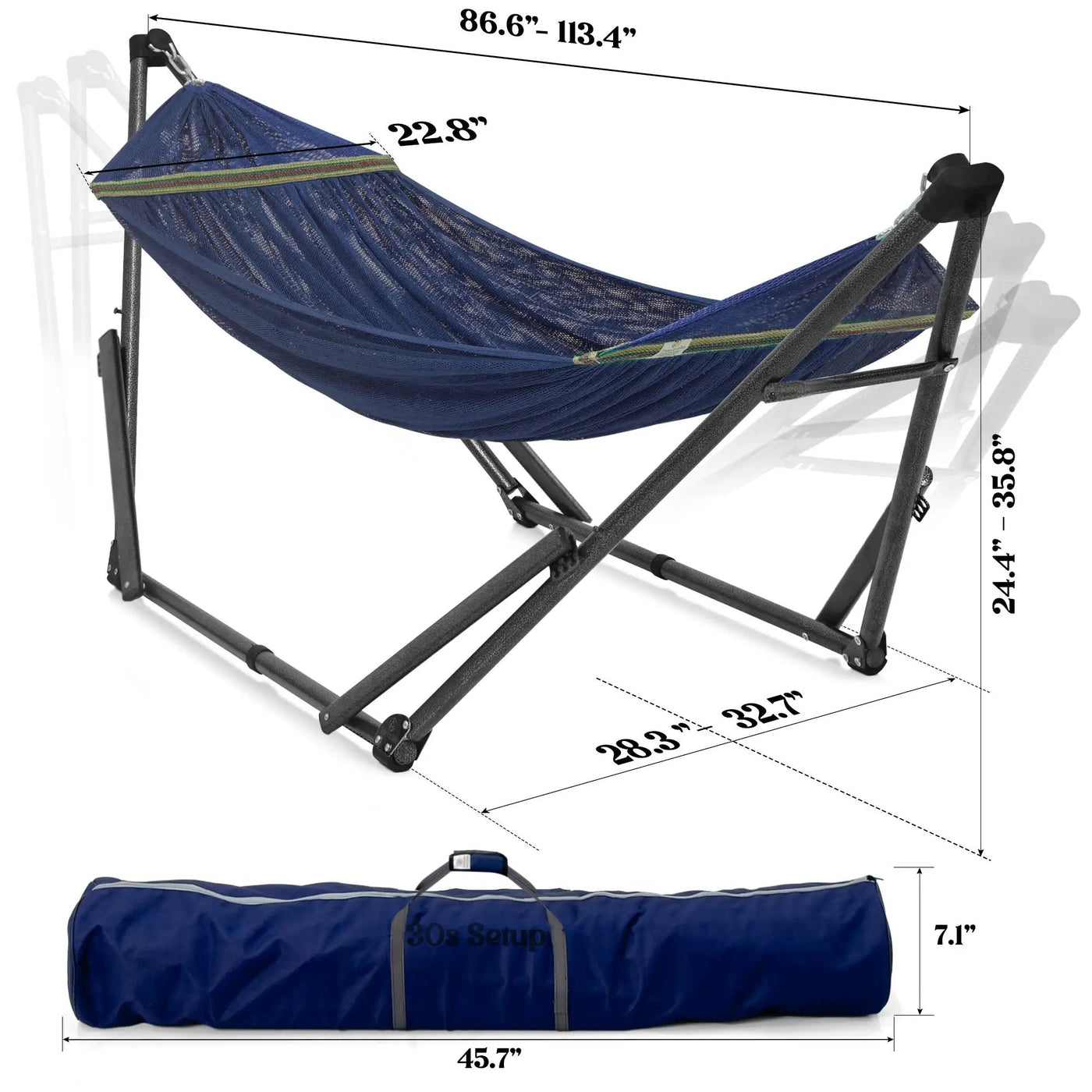 Uniki Collapsible Hammock Stand by Megsu
