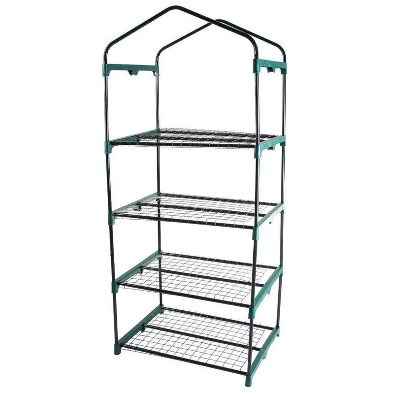 Durable 4-Tier Plant Stand Greenhouse with Zippered PVC Cover by HomePacific