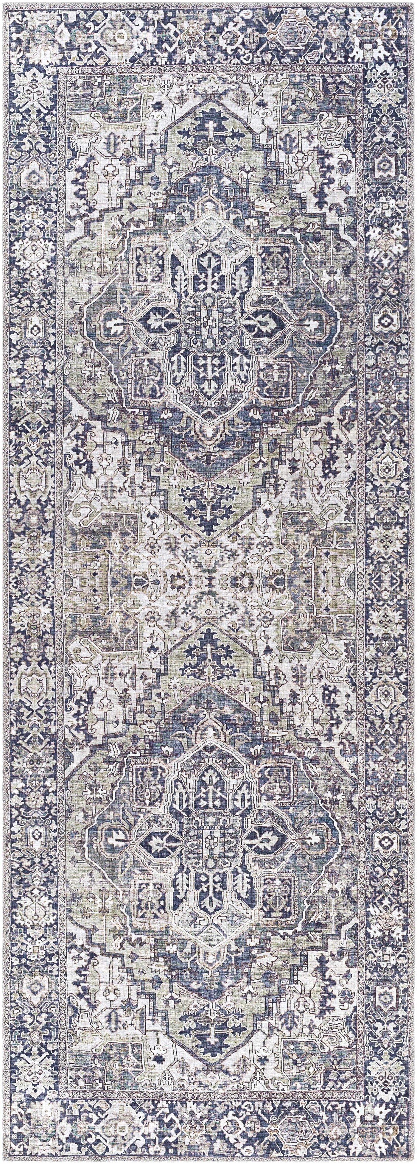 Neyland Iris Gray Area Rug 2359 by Boutique Rugs