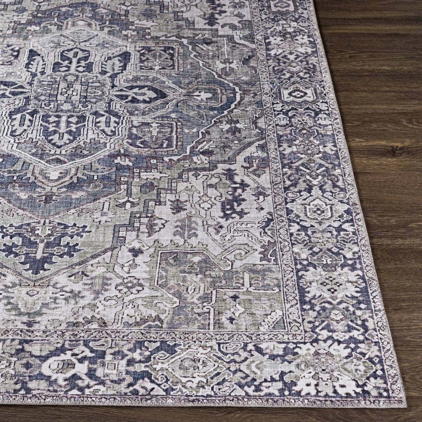 Neyland Iris Gray Area Rug 2359 by Boutique Rugs