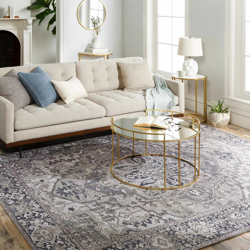 Neyland Iris Gray Area Rug 2359 by Boutique Rugs
